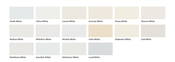 Dulux Heritage - Colour Groups - Whites