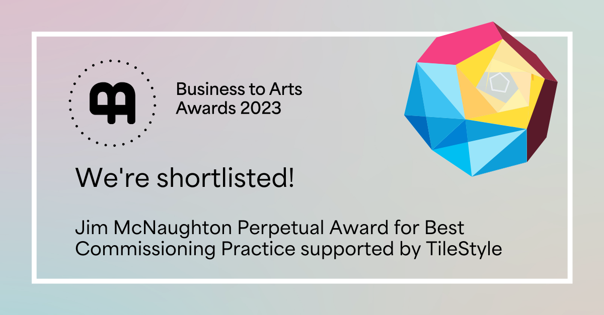  Pat McDonnell Paints Shortlisted for 2023 Business to Arts Awards  