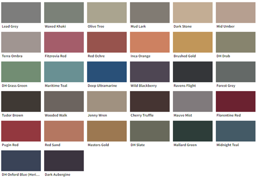 Dulux Heritage - Colour Groups - Deep Tones