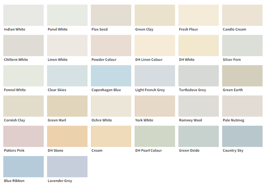 Dulux Heritage - Colour Groups - Pale Tones