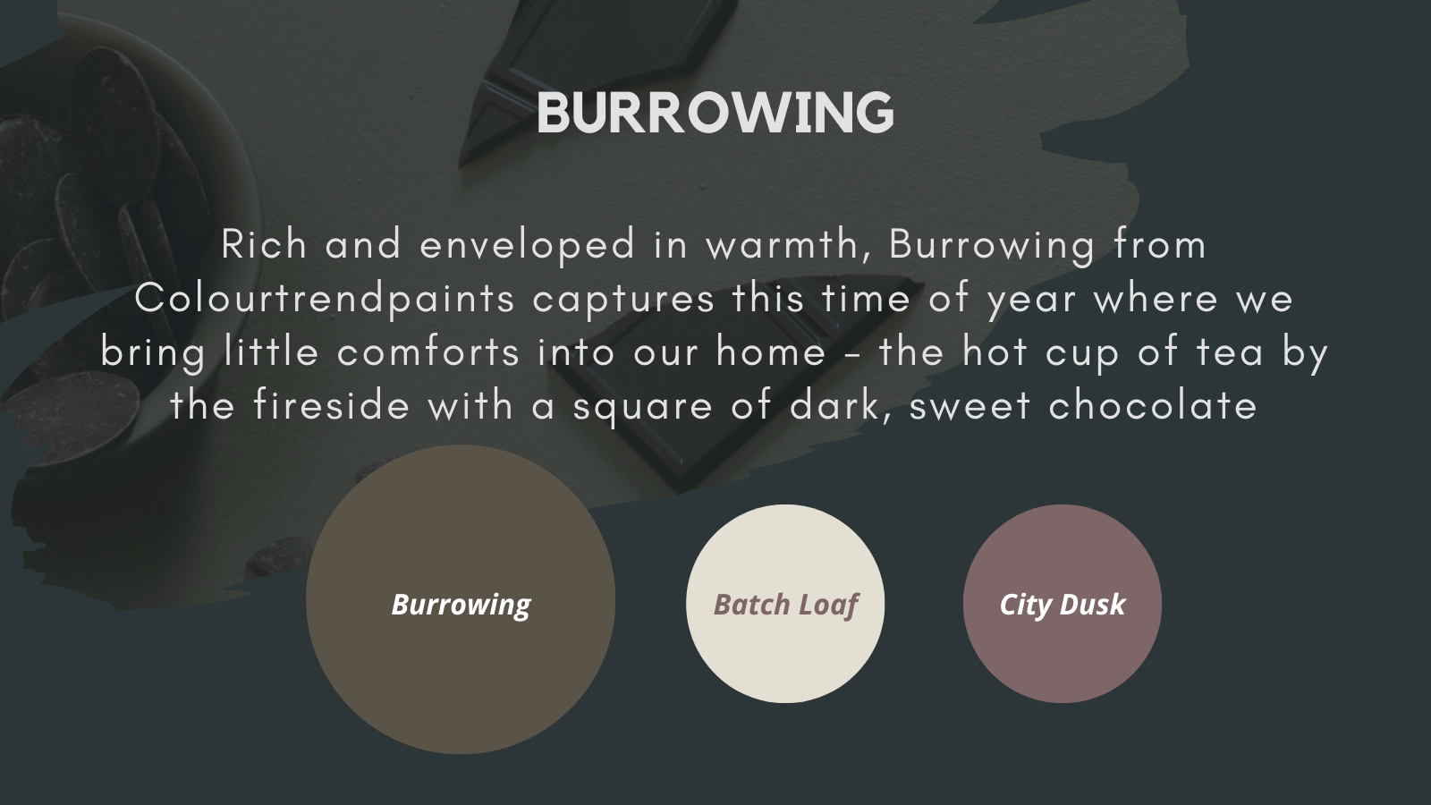 Burrowing Colourtrend