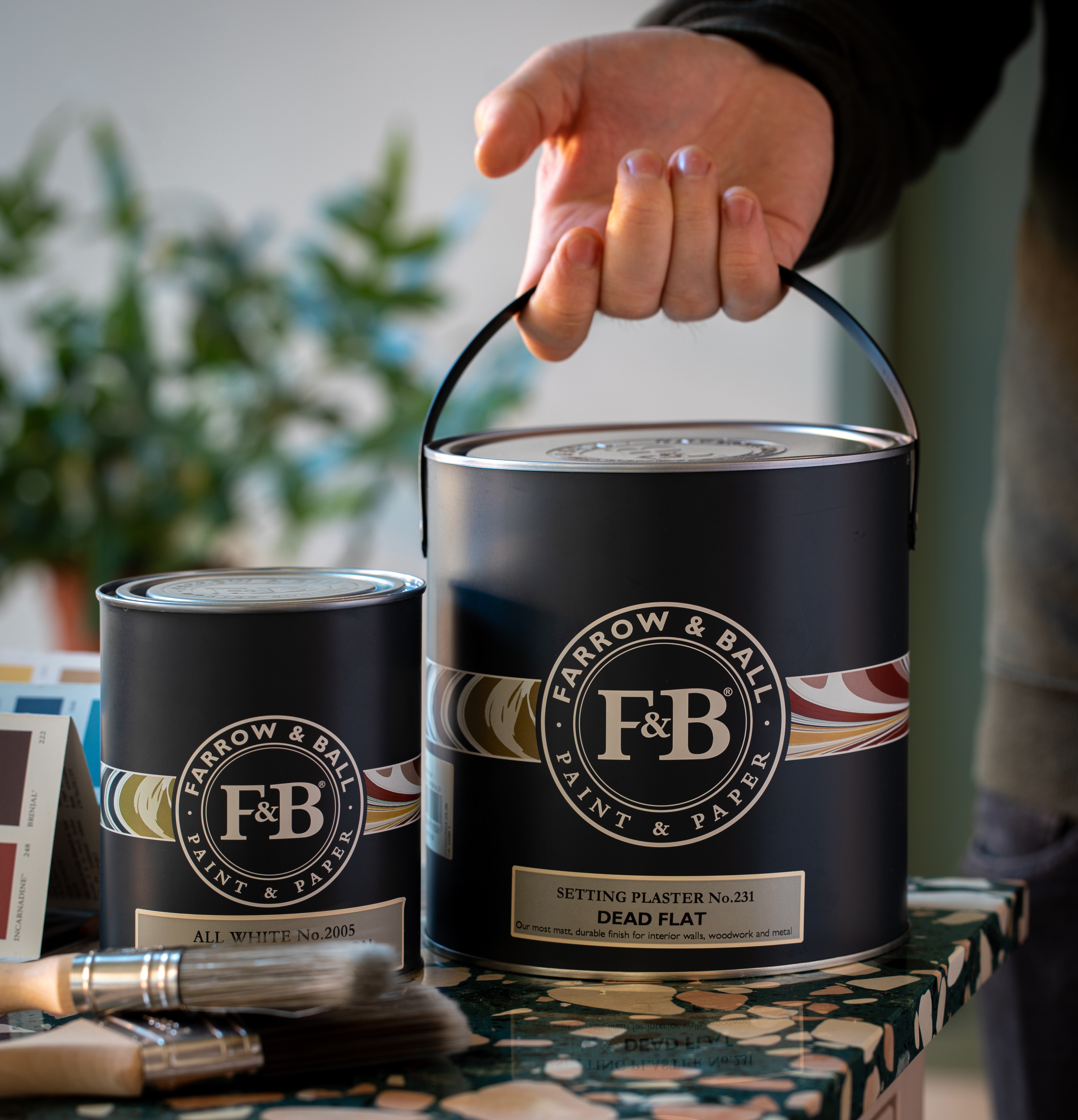 Farrow & Ball Dead Flat Tins